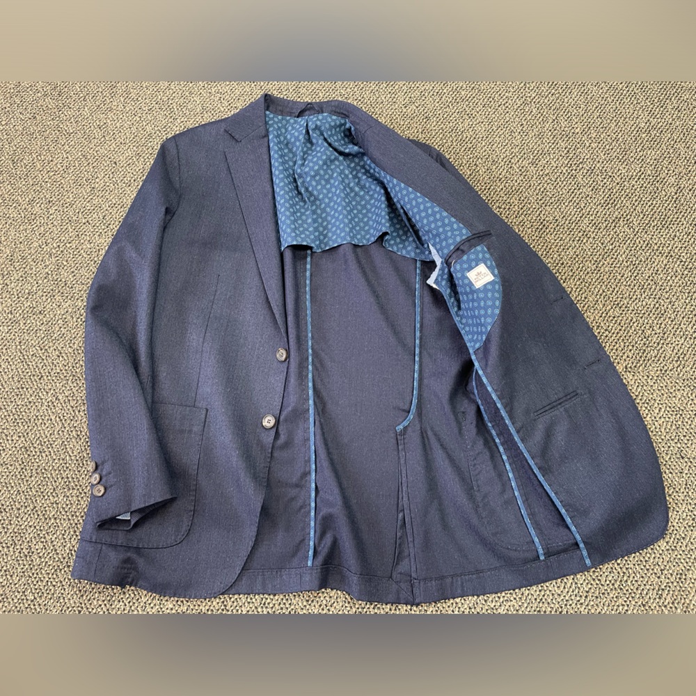 Peter Millar Finely Striped Patch Pocket Deconstr… - image 6